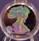 2001 Walking Liberty Silver Dollar Holographic on Both Sides.  Coin Only!