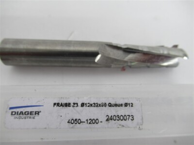 Diager 4050-1200 , 12mm Solid Carbide Up-Cut Router Bit