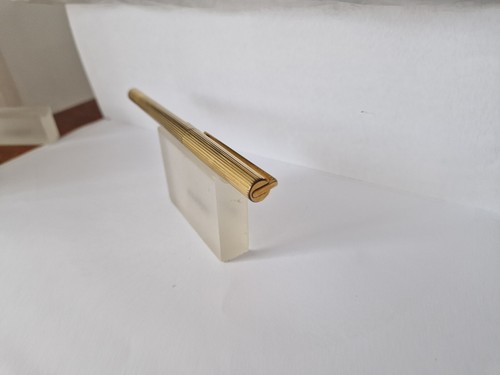 ST, Dupont Classique Füllfederhalter - Feder 18 K-750 - mittlere Feder - vergoldetes Etui. - Bild 4 von 9