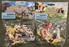 Hunson Company Nature World Wild Animals And Farm Animals (plastic)