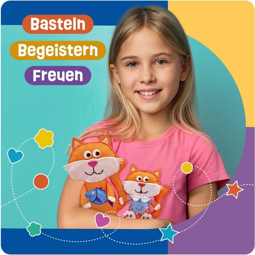 Smowo Filz Nähset für Kinder - Stofftiere selber nähen - Bastelset Kuscheltier - Bild 6 von 7