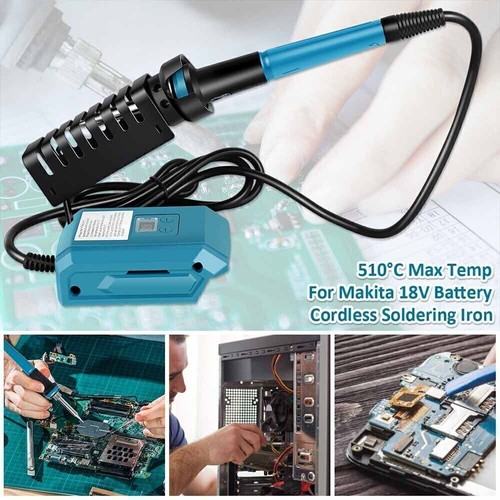 Makita 18V Akku Lötpistole Elektrischer Lötkolben Lötgerät 60W Lötkolben Set DE - Bild 4 von 7