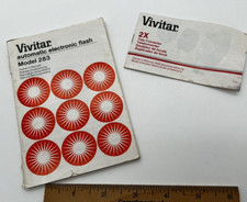 Owner Manuals - Vivitar Model 283 Automatic Electric Flash  2X Tele Converter