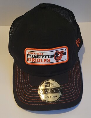 Men's Fanatics Black Baltimore Orioles Foam Front Patch Trucker Snapback Hat