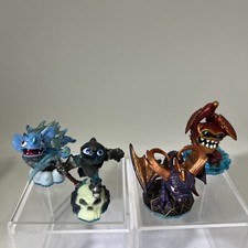Skylanders Swap Force Lot of 4 Blue Base Activision Non-Swappable Figures ML1