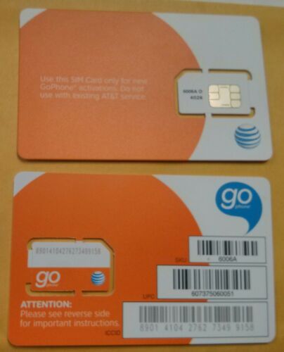 NEU Großhandel MENGE 100 AT&T GO TELEFON PREPAID oder postpaid. AT&T SIM-KARTE. - Bild 1 von 1