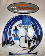 BUICK Big Block 400 430 455 BLUE SMALL HEI DISTRIBUTOR + 45K COIL + USA WIRES