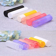 5/50Pcs Lip Balm Tubes Empty Lipstick Containers (7 Colors) DIY Cosmetic Tubes