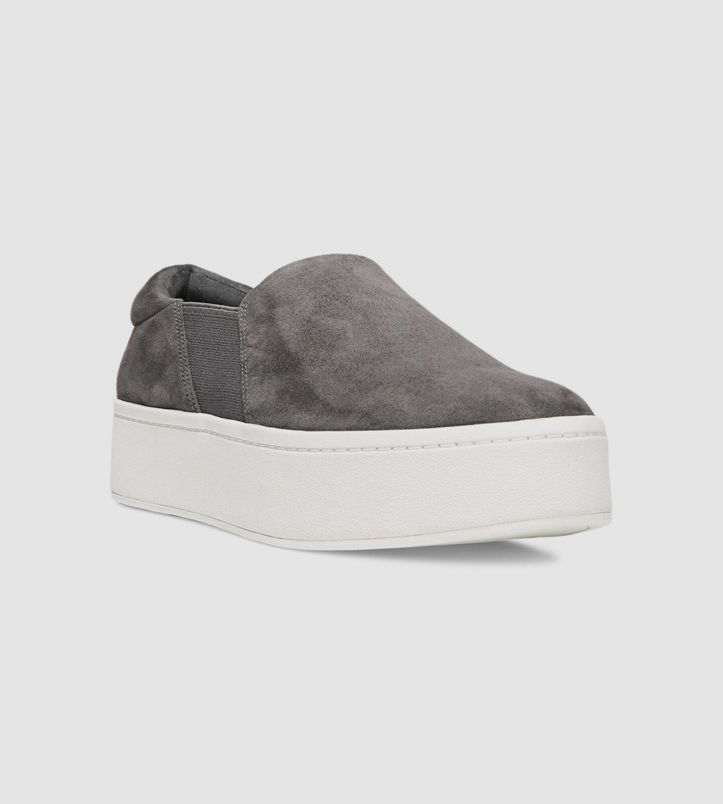 $225 Vince Women's Gray Warren Platform Slip-on Sneakers Shoes Size EU 36  US 6 M 727681075294 | eBay