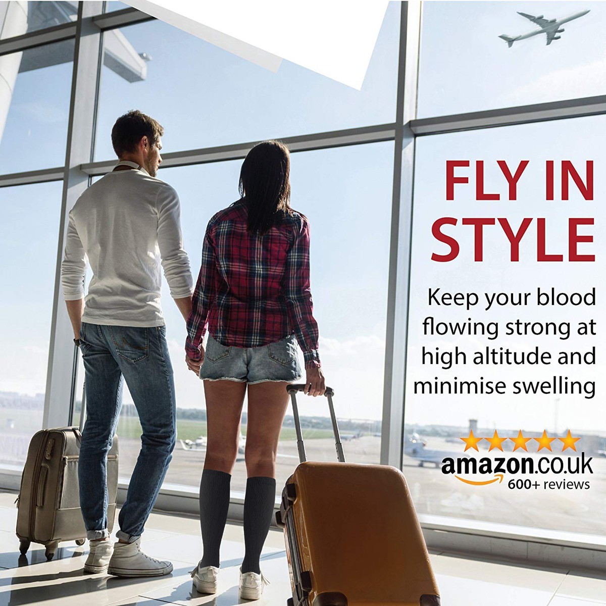 [2021] 1520mmHg Medical Compression Socks Support Stockings Travel