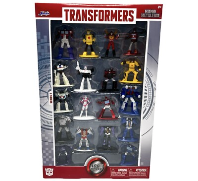 Transformers Nano Metalfigs Diecast 18 Figures Collector Set New Jada Toys