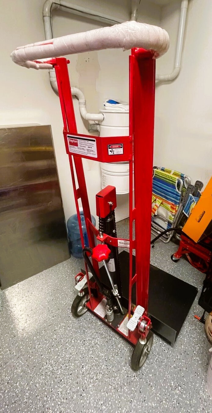 DAYTON Manual Platform Lift Truck/Stackers 750 lb Load Capacity eBay