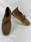 Size 12 - Clarks Oakpark Lace Up - Cola Suede - Mens - New - Free Shipping