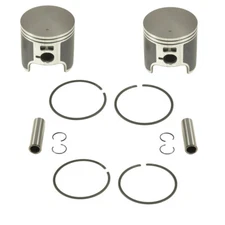 2 SPI Standard Bore Piston Kits for Polaris 550 Fan Cooled 1999-2021 - 73mm