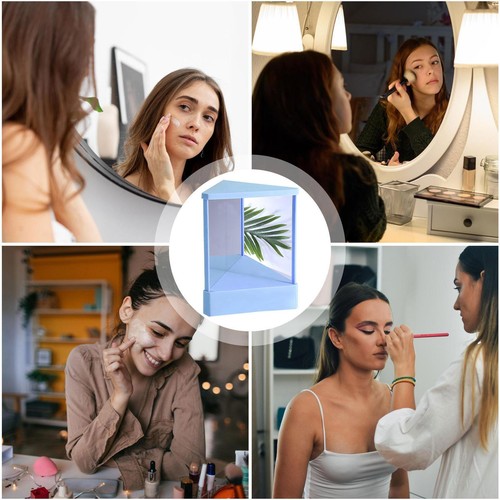 Non Reversing Mirror Desktop Mirror Cosmetic Make-up Mirror for True Image - Bild 8 von 15