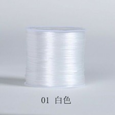 UK 60M Stretchy Elastic Colorful Crystal String Bead Jewelry Making Cord Thread