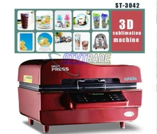New Sublimation Heat Press Machine Transfer for Phone Cases Mugs Cups 220V