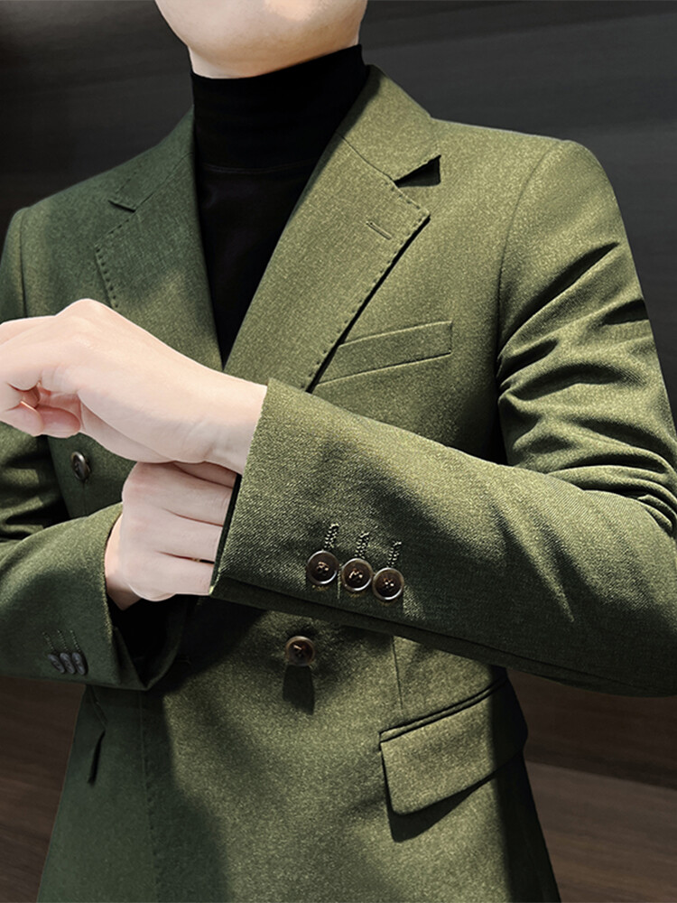 Men's Suit Jacket Spring Business High-end Handsome Double Men's Suit Jacket Spring Business High-end Handsome Double