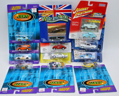 12pc JOHNNY LIGHTNING e.com Sat Evening Post Willy's Gasser Diecast Cars NOC   M