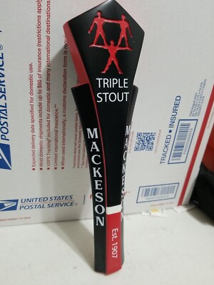 MACKESON TRIPE STOUT BEER TAP mancave display