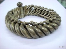 vintage antique tribal old silver anklet ankle bracelet traditional jewellery
