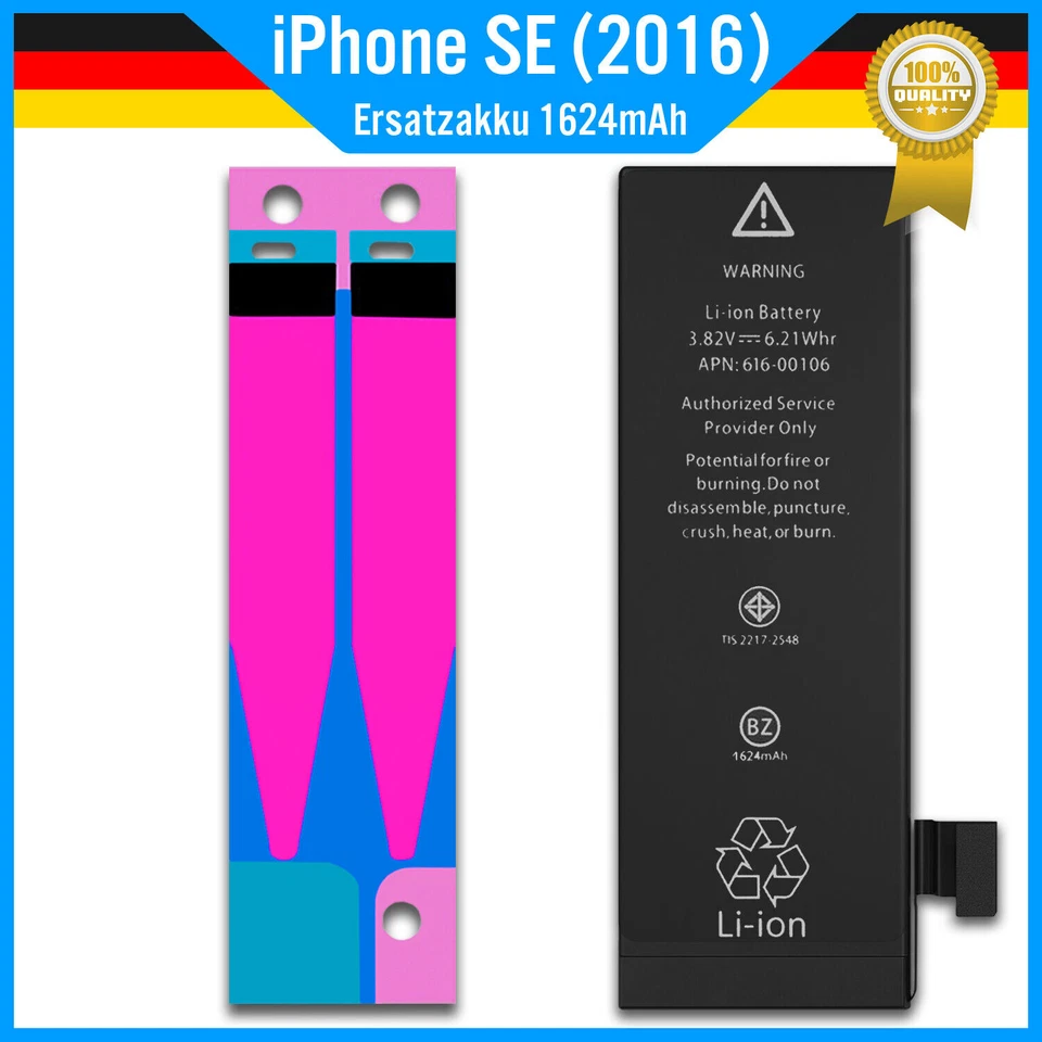 PROBAGZ Akku f. Apple iPhone SE - original Erstausrüsterqualität - OEM Batterie Accu NEU