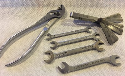 MAC TOOLS 3 pc ignition wrench Set, IW2, IW4, IW8 FG15 Feeler Gauge P3 Pliers