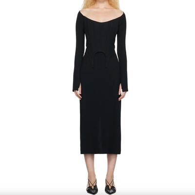 Dion Lee Arch Longline Corset Off Shoulder Dress in Black Size 2 | eBay Dion Lee Arch Longline Corset Off Shoulder Dress in Black Size 2 | eBay