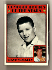 Dave McNally 1972 Topps #344 Boyhood Photos of the Stars NM Baltimore Orioles