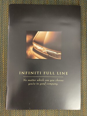 1994 Infiniti Full Lineup 24 page Sales Brochure Folder