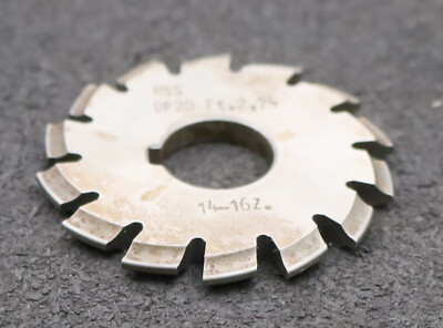 DOLD Zahnformfräser D.P.= 20 No. 7 für Z= 14-16 EGW 20° gear profile cutter
