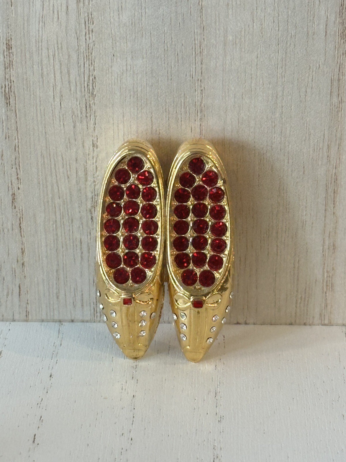 Signed EDGAR BEREBI "Remembrance" Ruby Rhinestone… - image 2