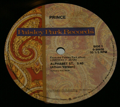 Prince Alphabet St on Paisley Park 12