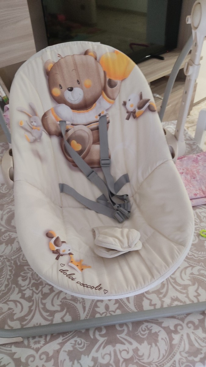 Cam Sonnolento Altalena sdraietta Neonato Orso Re S345 elettrica