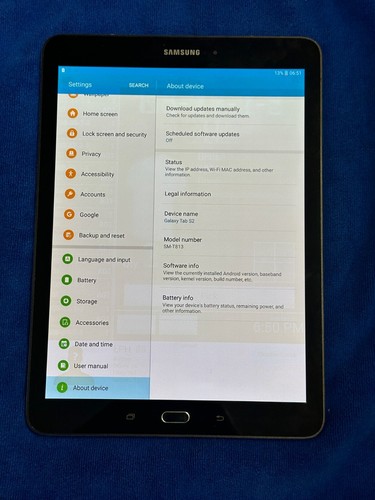 Samsung Galaxy Tab S2 SM-T810 T813 Wi-Fi 9.7 inch Tablet SHADOW BURNT IN IMAGES - Picture 6 of 9