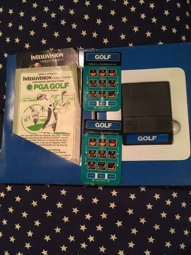 Intellivision PGA GOLF 1980 Vintage Video Game CIB Comes In BOX 100% Complete! - Picture 3 of 3