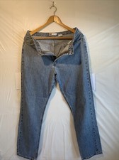 Faded Glory Classic Fit Jeans Womens Black Size 16
