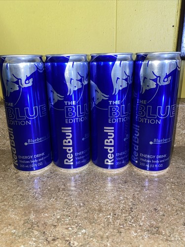 New Red Bull The Blue Edition Blueberry Energy Drink 12 Fl Oz 355ml Full Can Ebay