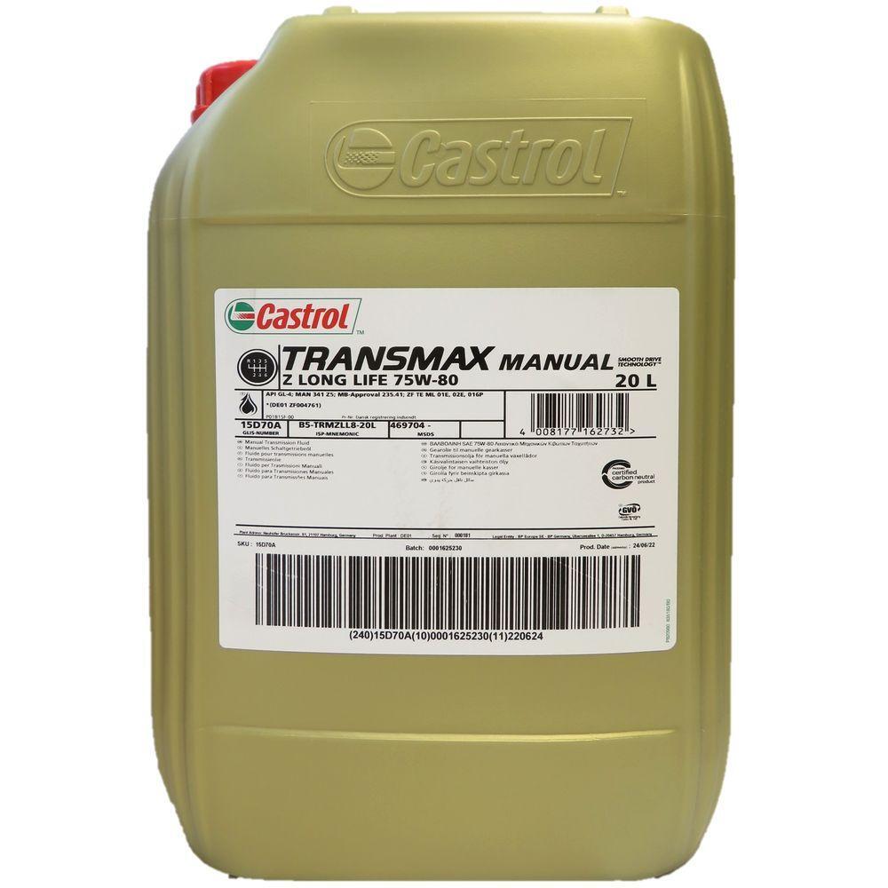 Castrol Transmax Manual Z Long Life 75W80 20 L Kanister online kaufen