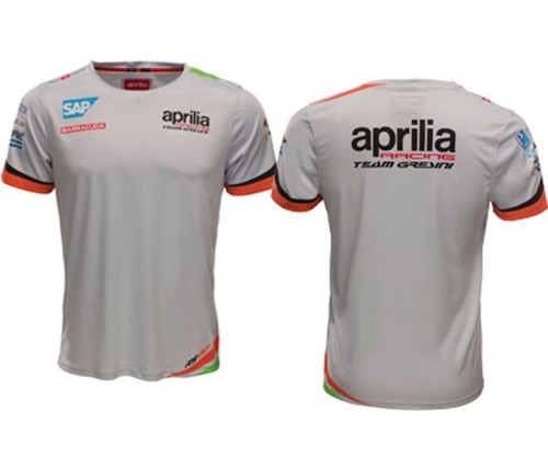 Official Gresini Aprilia MotoGp Team Grey T'Shirt - - 第 1/2 張圖片