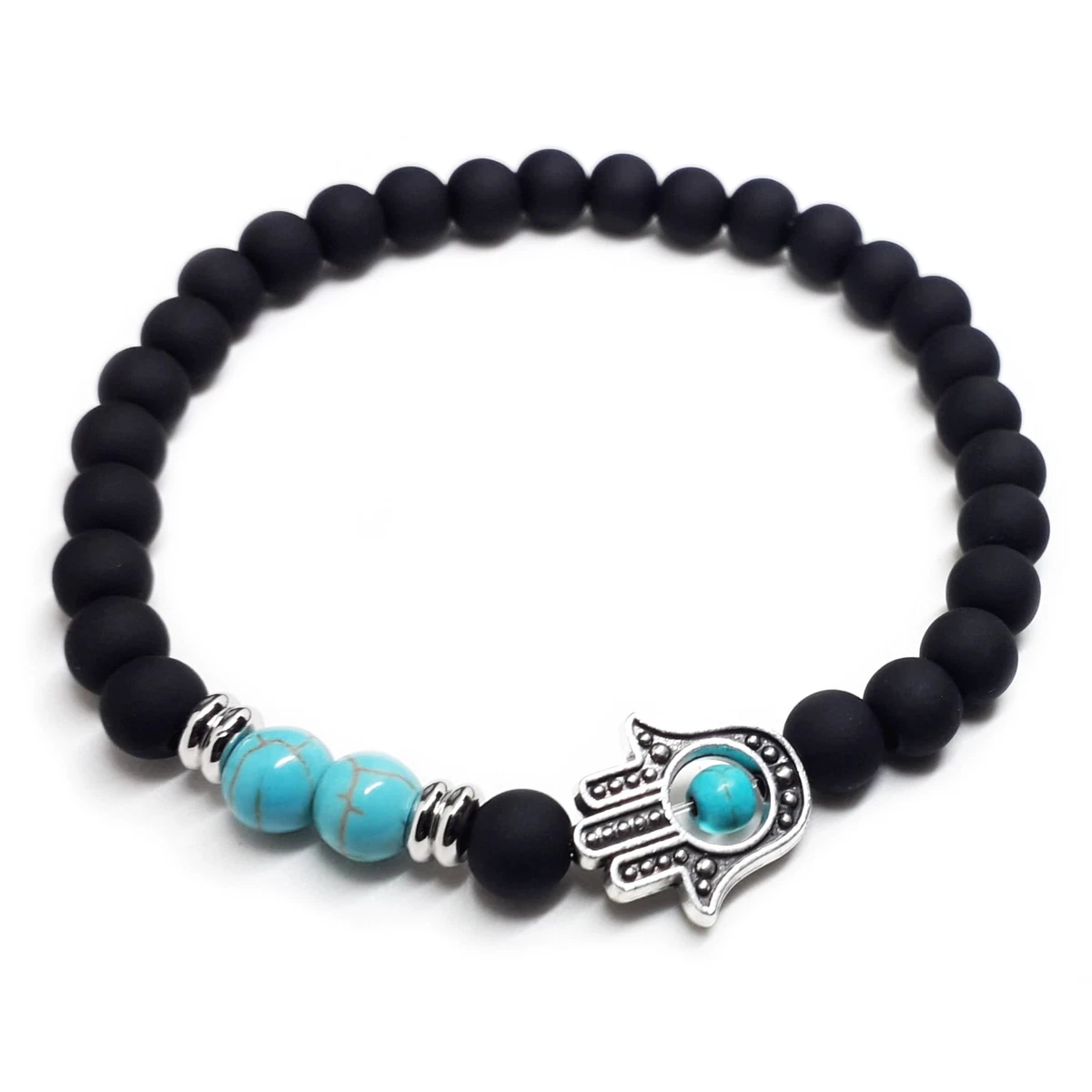 SERBATOIO UOMO HAMSA mano di Fatima portafortuna simbolo slim fit