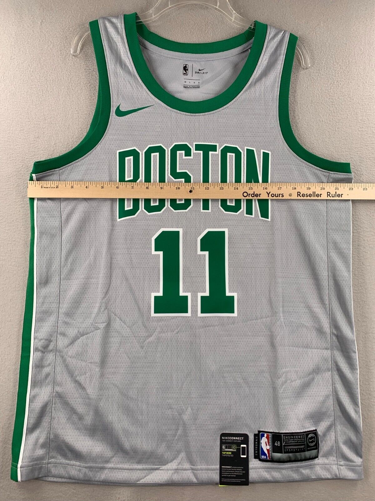 Kyrie Irving - Boston Celtics - Game-Worn City Edition Jersey -  Double-Double - Career High 18 Assists - 2018-19 Season