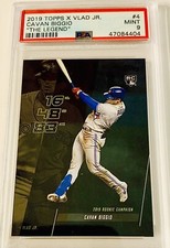 2019 Topps X Vlad Jr. Cavan Biggio RC “The Legend” Rookie Campaign PSA 9