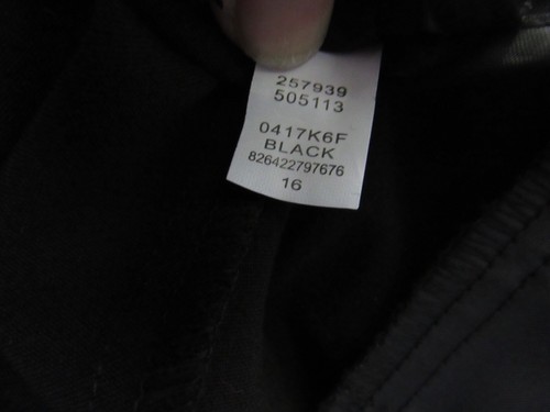 NWT AB Studio Milan Woman's 16 Black Contemporary Fit Flare Dress Pants - Picture 9 of 9