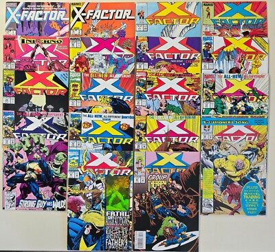 X-Factor Comic Marvel #1, 2, 15, 32, 38, 50, 53, 67, 70-76, 84, 92, 97 Mixed Lot