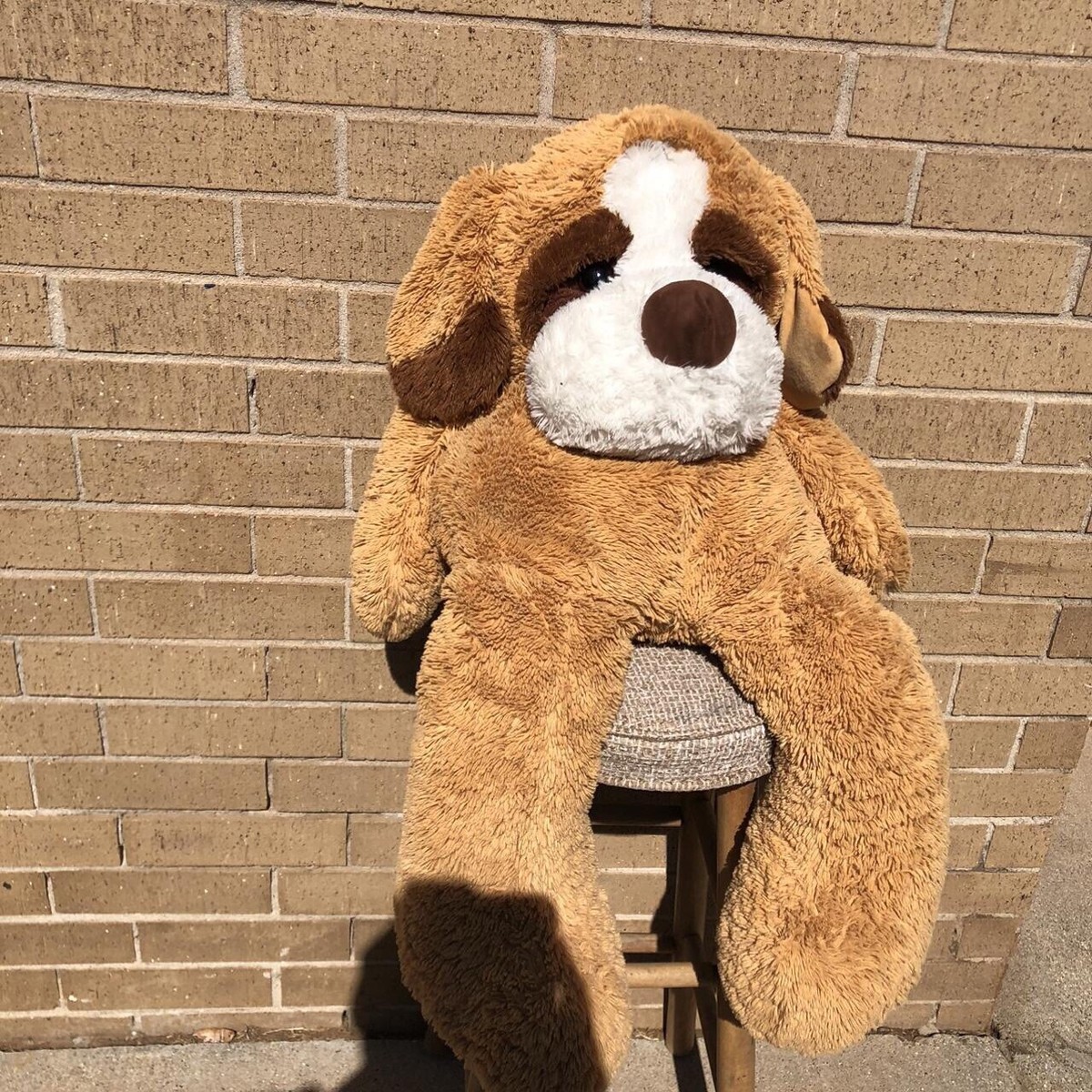 45” Hugfun /Costco XL Giant Jumbo Large Big Brown Plush Stuffed Animal Dog