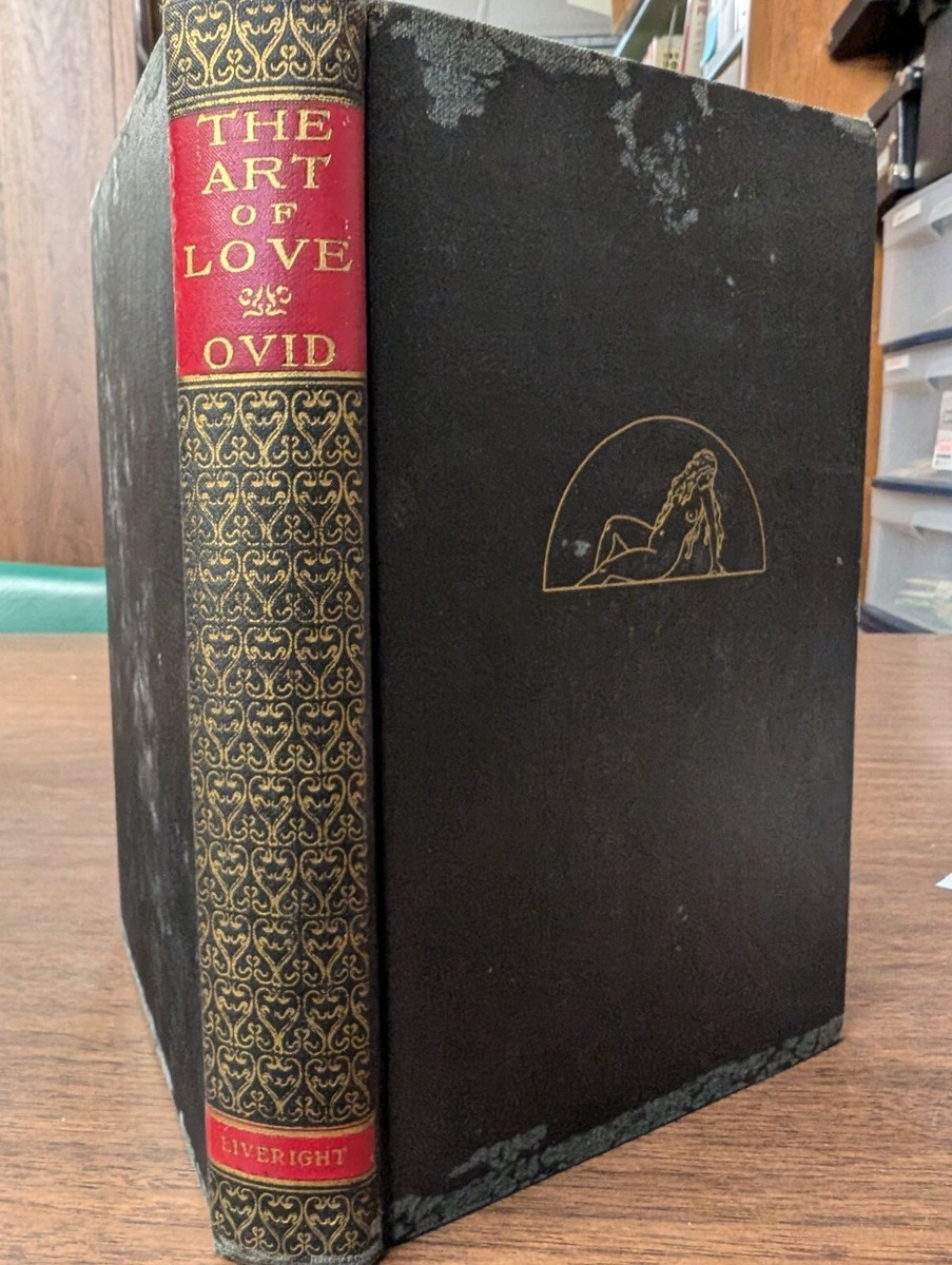 Art of Love Ovid Black and Gold Edition Liveright 1931 4th pr 1943