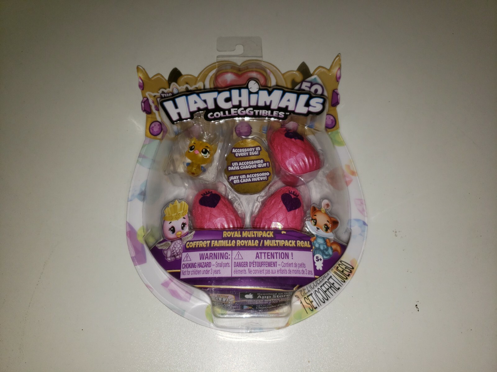 Hatchimals à Collectionner Pack de 4 Figurines Surprise pour Enfant