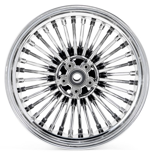 21X3.5 16X5.5 Anteriore Ruote Posteriori ABS per Harley Touring Road King 09-UP - Foto 10 di 10