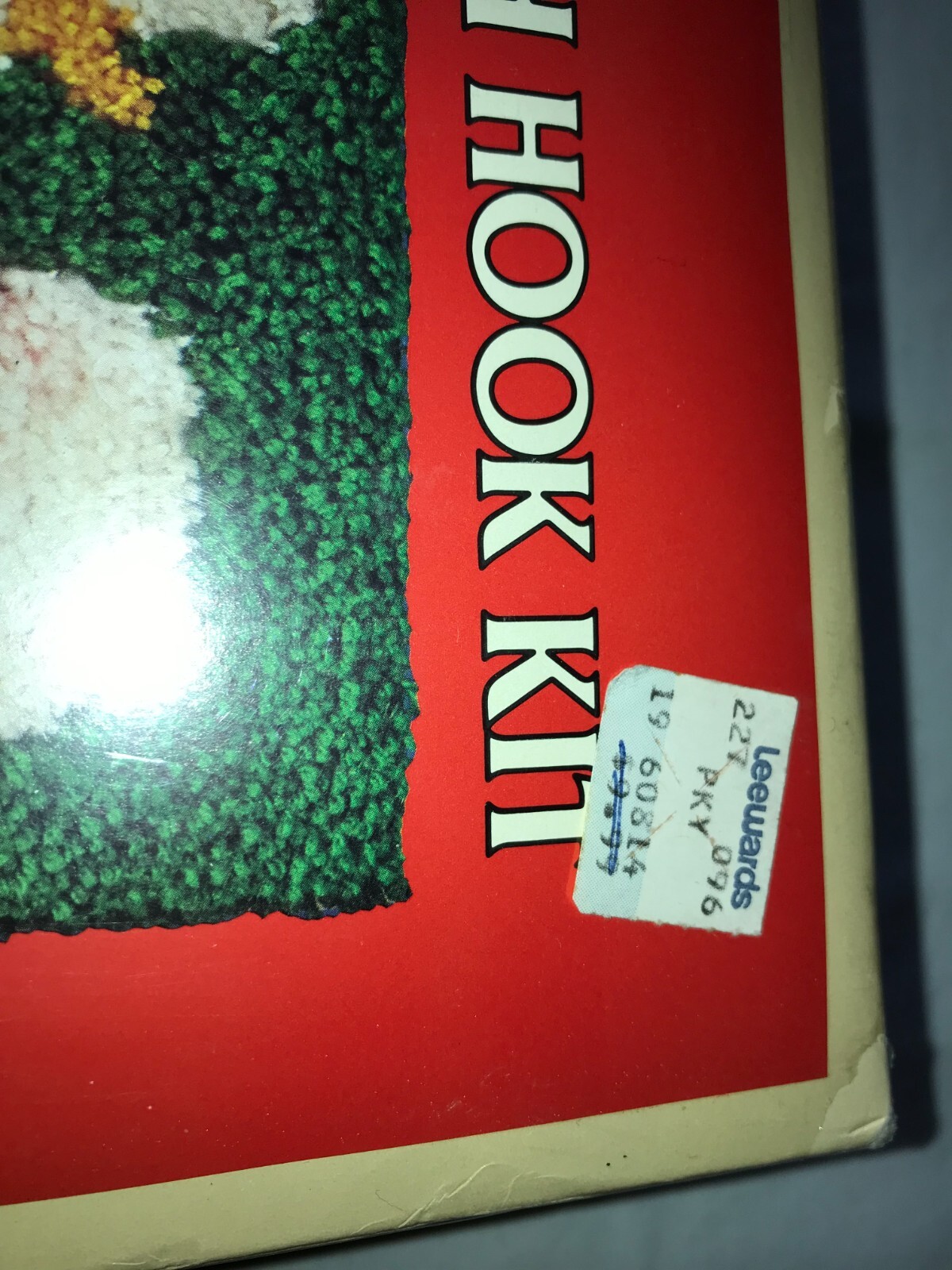 NOS 1986 NATIONAL YARN CRAFTS XR64 Christmas HAT'S OFF TO SANTA Latch Hook Kit